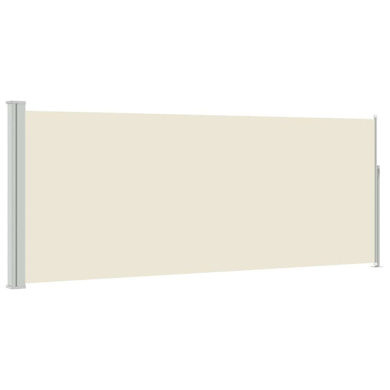 Afbeelding laden in galerijviewer, Vidaxl windscherm uittrekbaar 117x314 cm crème
