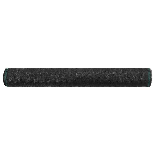 Vidaxl tennisscherm 1x25 m hdpe zwart