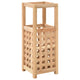 Vidaxl paraplubak 18x18x50 cm massief walnotenhout