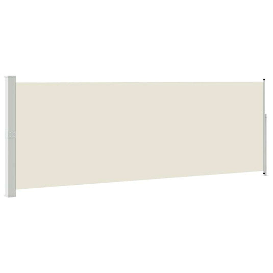 Vidaxl windscherm uittrekbaar 160x500 cm crème