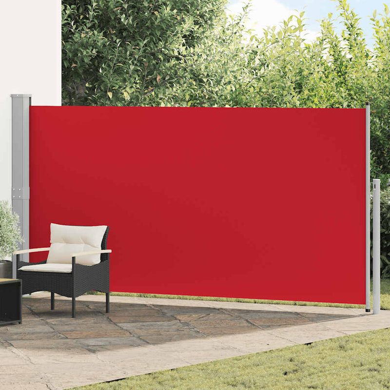 Afbeelding laden in galerijviewer, Vidaxl windscherm uittrekbaar 160x500 cm rood

