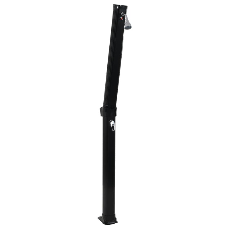 Afbeelding laden in galerijviewer, Vidaxl solardouche inklapbaar 23 l 214 cm zwart
