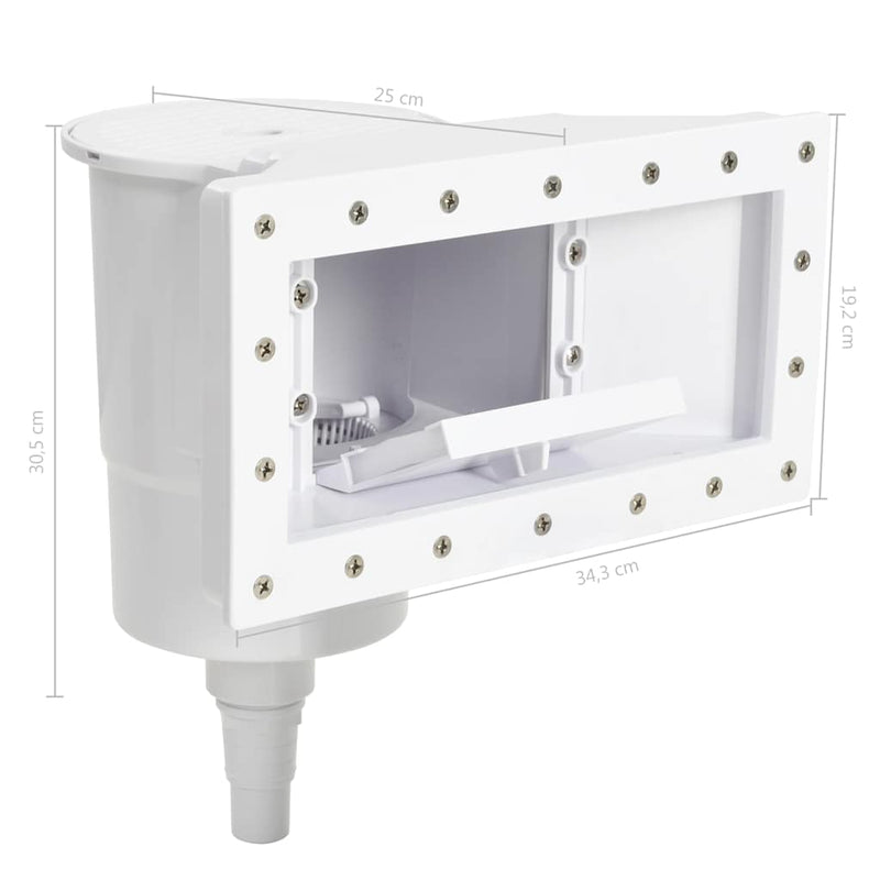 Afbeelding laden in galerijviewer, Vidaxl 11-delige zwembadskimmer 34,3x25x30,5 cm
