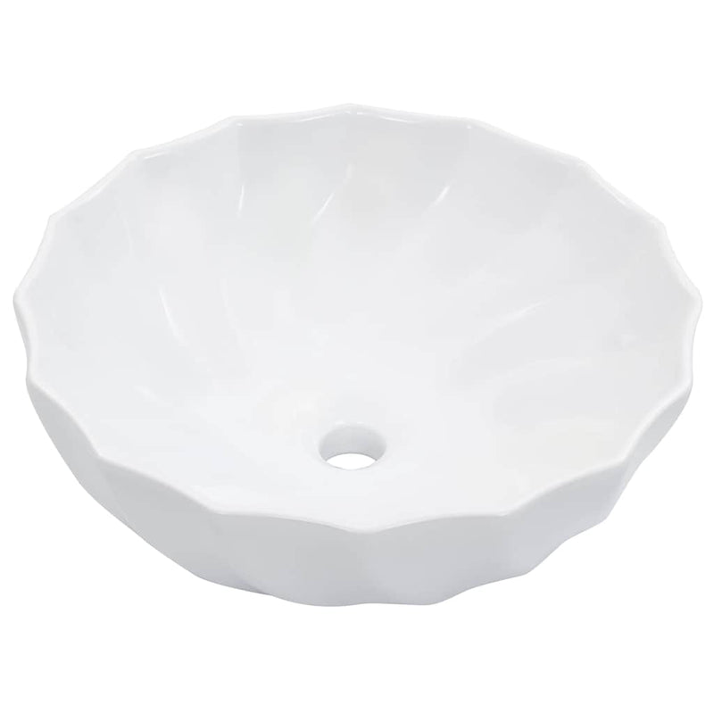 Afbeelding laden in galerijviewer, Vidaxl wastafel 46x17 cm keramiek wit
