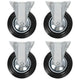 Vidaxl vaste wielen 4 st 160 mm