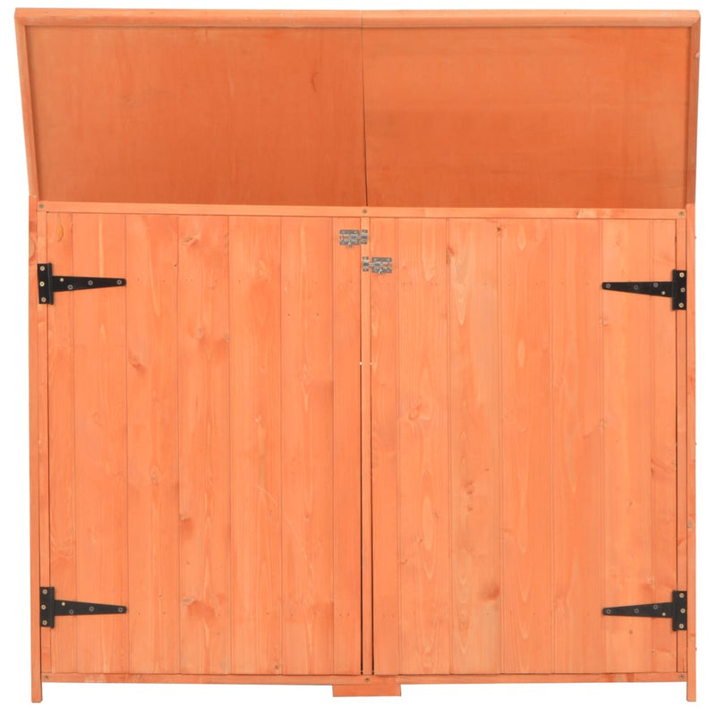 Afbeelding laden in galerijviewer, Vidaxl tuinberging 128x42x91 cm hout
