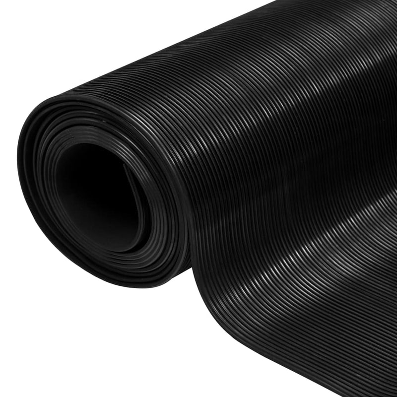 Afbeelding laden in galerijviewer, Vidaxl vloermat anti-slip 3 mm 1,5x4 m rubber fijne ribbel
