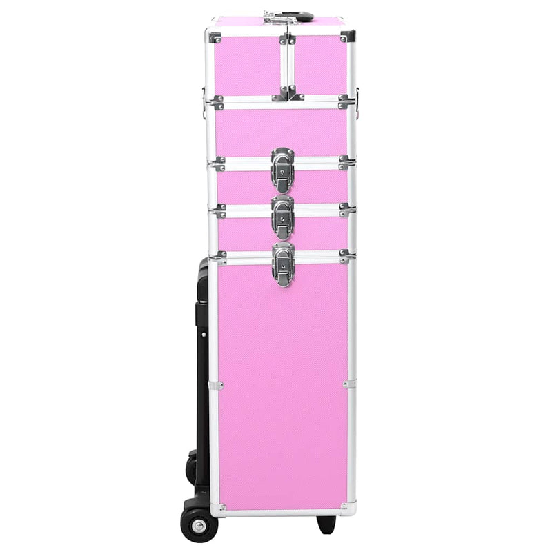 Afbeelding laden in galerijviewer, Vidaxl make-up trolley aluminium roze
