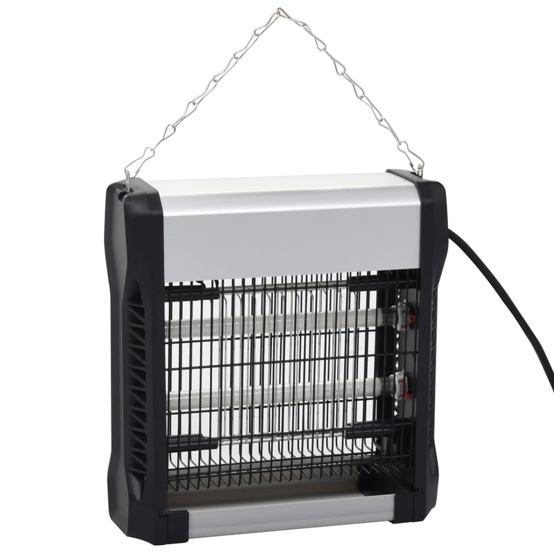 Afbeelding laden in galerijviewer, Vidaxl vliegendoder 12 w aluminium abs zwart
