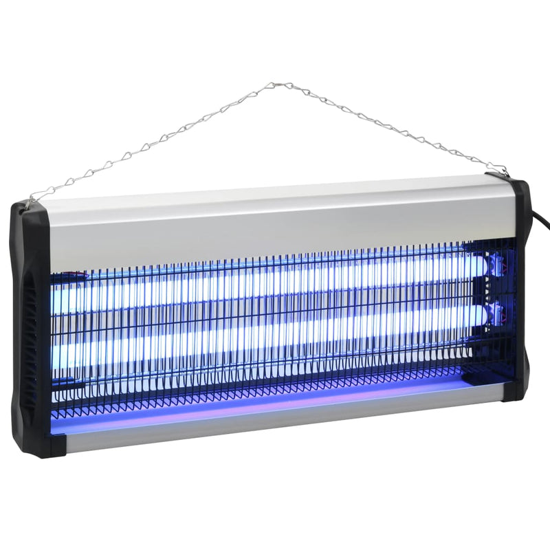 Afbeelding laden in galerijviewer, Vidaxl vliegendoder 40 w aluminium abs zwart
