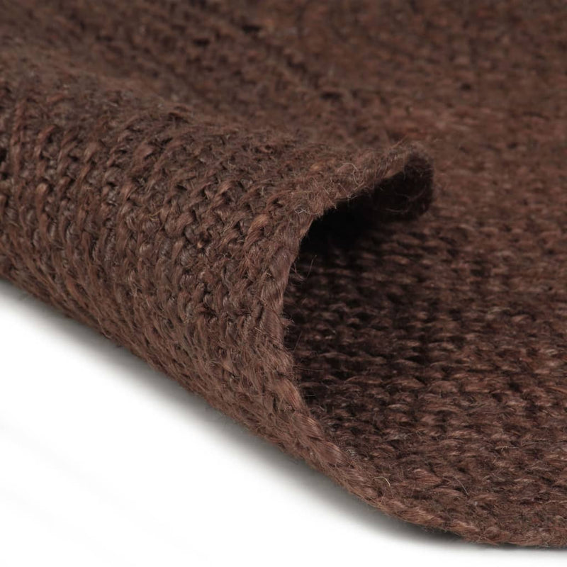 Afbeelding laden in galerijviewer, Vidaxl vloerkleed handgemaakt rond 120 cm jute bruin
