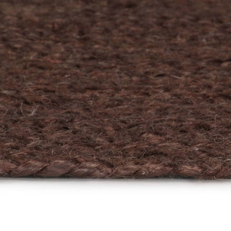 Afbeelding laden in galerijviewer, Vidaxl vloerkleed handgemaakt rond 150 cm jute bruin
