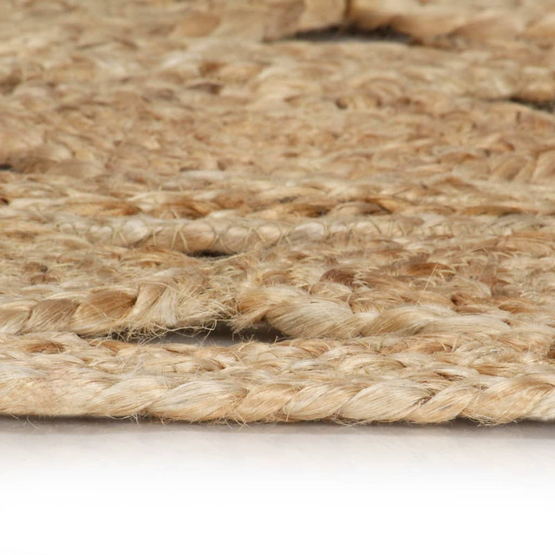 Afbeelding laden in galerijviewer, Vidaxl vloerkleed handgemaakt 90 cm gevlochten jute
