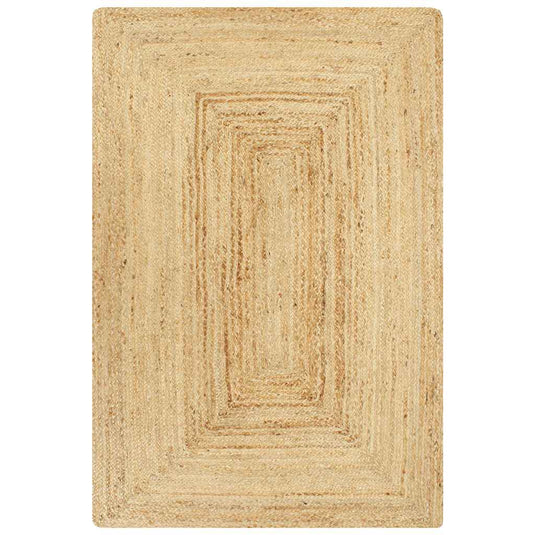 Vidaxl vloerkleed handgemaakt 80x160 cm jute naturel