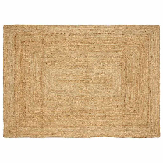 Vidaxl vloerkleed handgemaakt 160x230 cm jute naturel