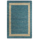 Vidaxl vloerkleed handgemaakt 120x180 cm jute blauw