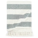 VidaXL Plaid streep 125x150 cm katoen donkergroen