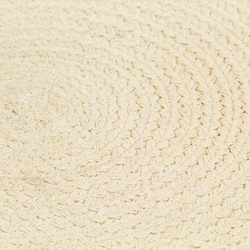 Afbeelding laden in galerijviewer, Vidaxl placemats 6 st rond 38 cm katoen natuurlijk
