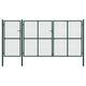 VidaXL Poort 400x200 cm staal groen