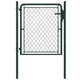 Vidaxl tuinpoort staal 100x100 cm groen