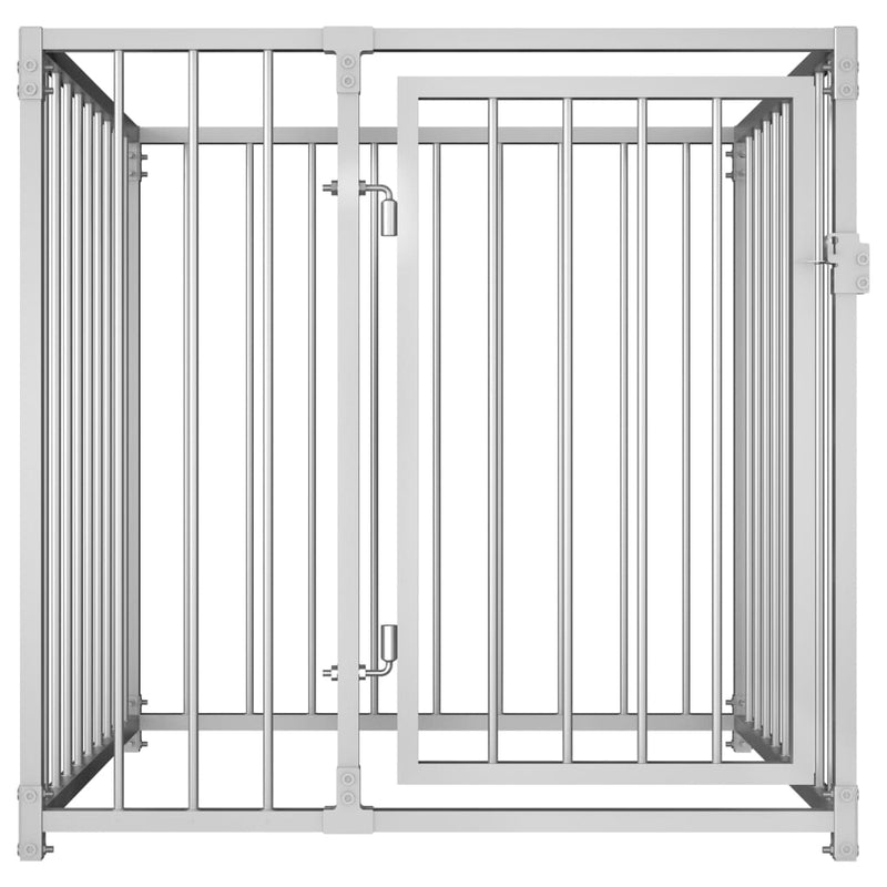 Afbeelding laden in galerijviewer, VidaXL Hondenkennel voor buiten 100x100x100 cm
