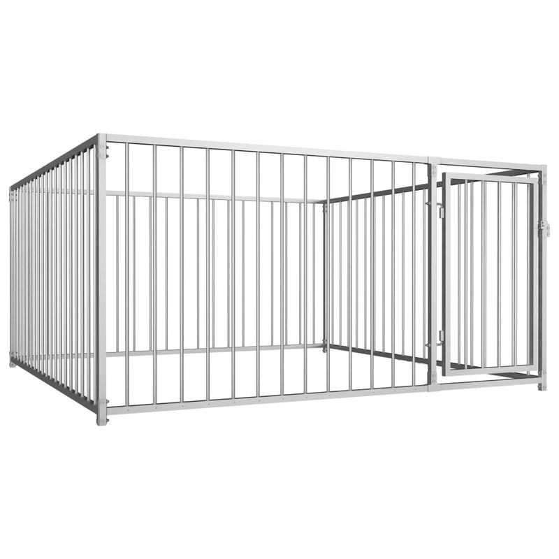 Afbeelding laden in galerijviewer, VidaXL Hondenkennel voor buiten 200x200x100 cm
