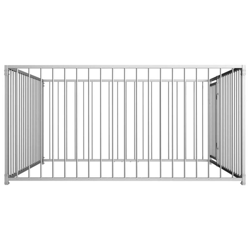 Afbeelding laden in galerijviewer, VidaXL Hondenkennel voor buiten 200x200x100 cm
