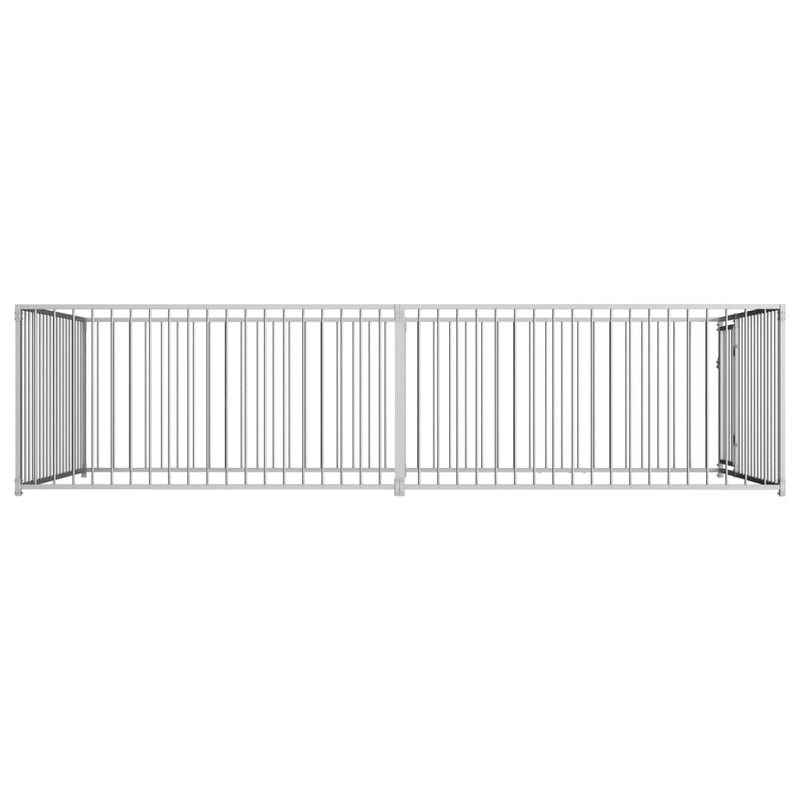 Afbeelding laden in galerijviewer, VidaXL Hondenkennel voor buiten 200x400x100 cm
