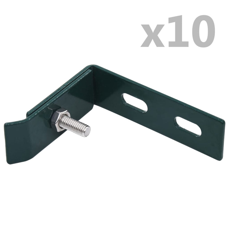 Afbeelding laden in galerijviewer, Vidaxl wand hoekverbinding 10 sets groen
