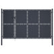 VidaXL Poort 350x200 cm staal antraciet