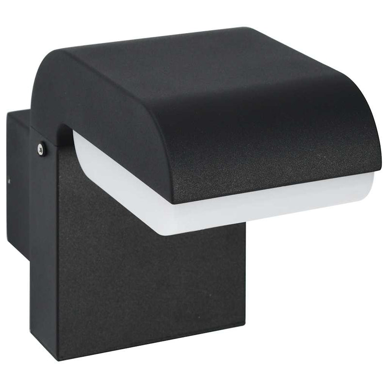 Afbeelding laden in galerijviewer, Vidaxl led-buitenwandlamp 9 w ovaal zwart
