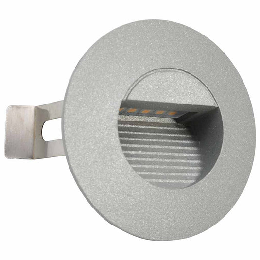 Vidaxl led-buitenwandlampen 6 st 2 w rond zilverkleurig