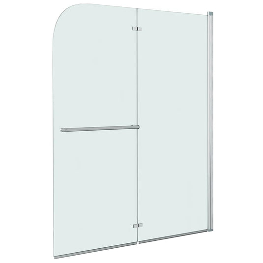 Vidaxl douchewand inklapbaar 2 panelen 120x140 cm esg