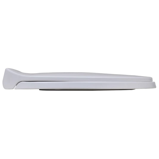 Vidaxl toiletbrillen met soft-close deksels 2 st kunststof wit