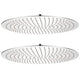 Vidaxl regendouchekop 2 st rond 50 cm roestvrij staal