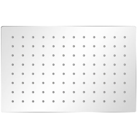 Vidaxl regendouchekop 2 st 20x30 cm roestvrij staal