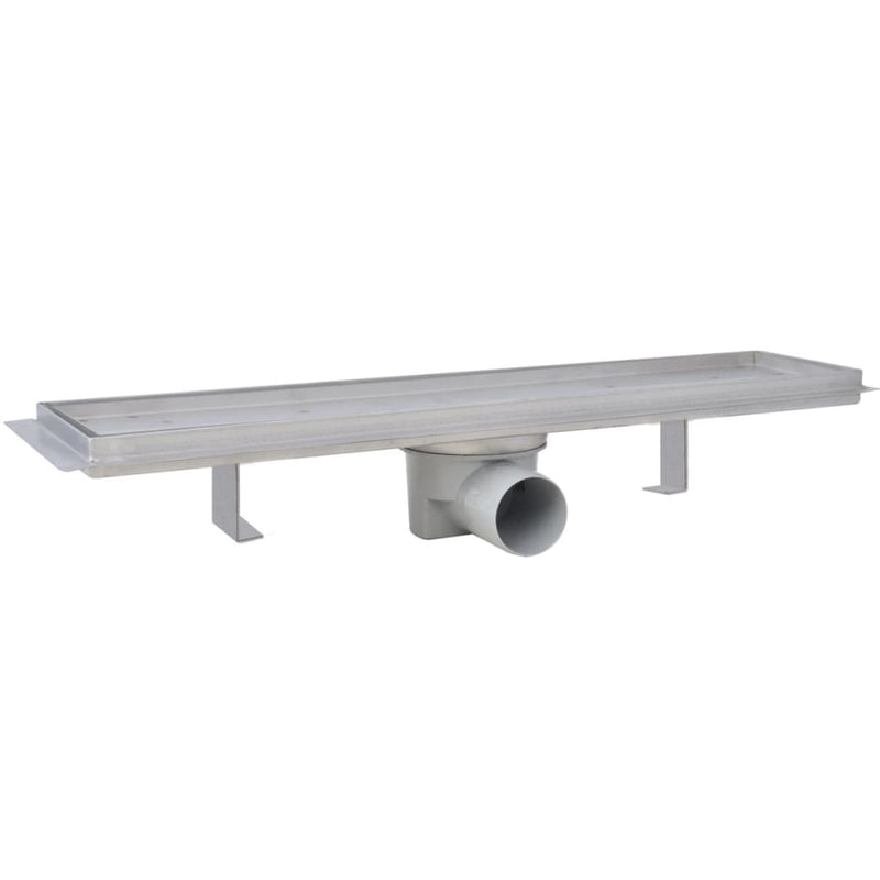 Afbeelding laden in galerijviewer, Vidaxl doucheafvoer 2 st rechthoekig 530x140 mm roestvrij staal
