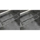 Vidaxl doucheafvoer 2 st rechthoekig 530x140 mm roestvrij staal