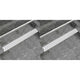 VidaXL Doucheafvoer 2 st rechthoekig lijn 930x140 mm roestvrij staal