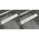 VidaXL Doucheafvoer 2 st rechthoekig golvend 630x140 mm roestvrij staal