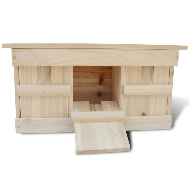 Afbeelding laden in galerijviewer, Vidaxl mussenhuizen 2 st 44x15,5x21,5 cm hout
