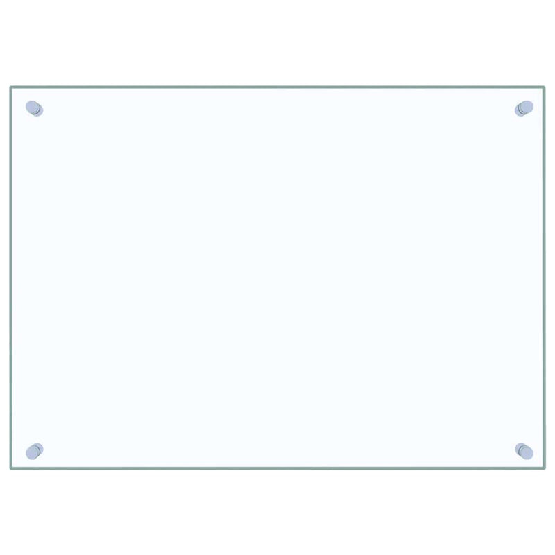 Afbeelding laden in galerijviewer, Vidaxl spatscherm keuken 70x50 cm gehard glas transparant

