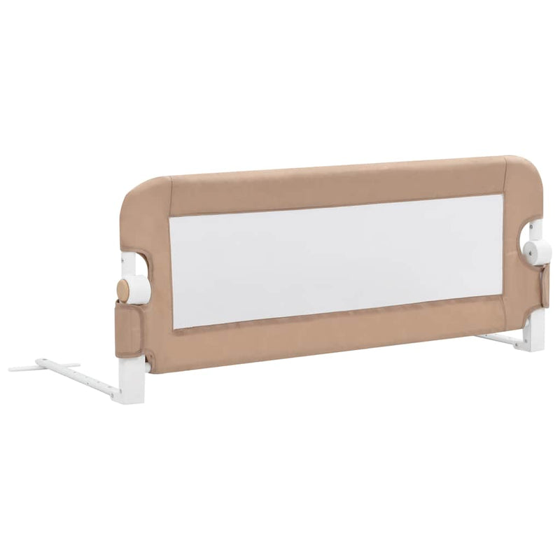 Afbeelding laden in galerijviewer, Vidaxl bedhekje peuter 102x42 cm polyester taupe

