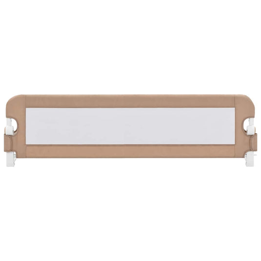 Vidaxl bedhekje peuter 150x42 cm polyester taupe