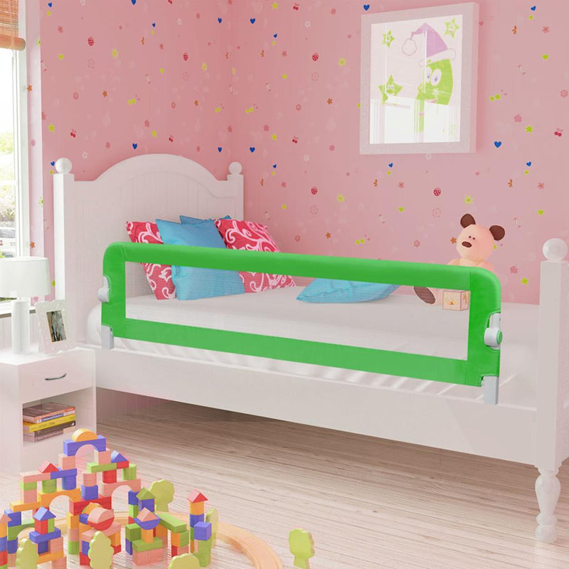 Afbeelding laden in galerijviewer, Vidaxl bedhekje peuter 120x42 cm polyester groen
