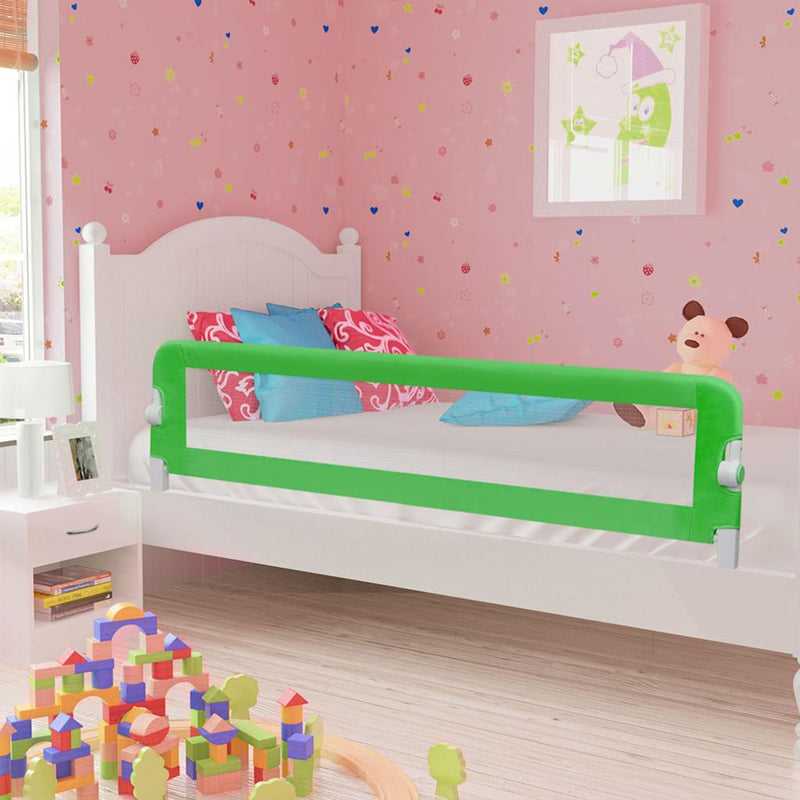Afbeelding laden in galerijviewer, Vidaxl bedhekje peuter 180x42 cm polyester groen
