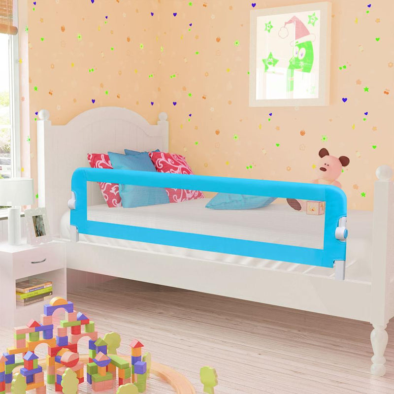 Afbeelding laden in galerijviewer, Vidaxl bedhekje peuter 120x42 cm polyester blauw
