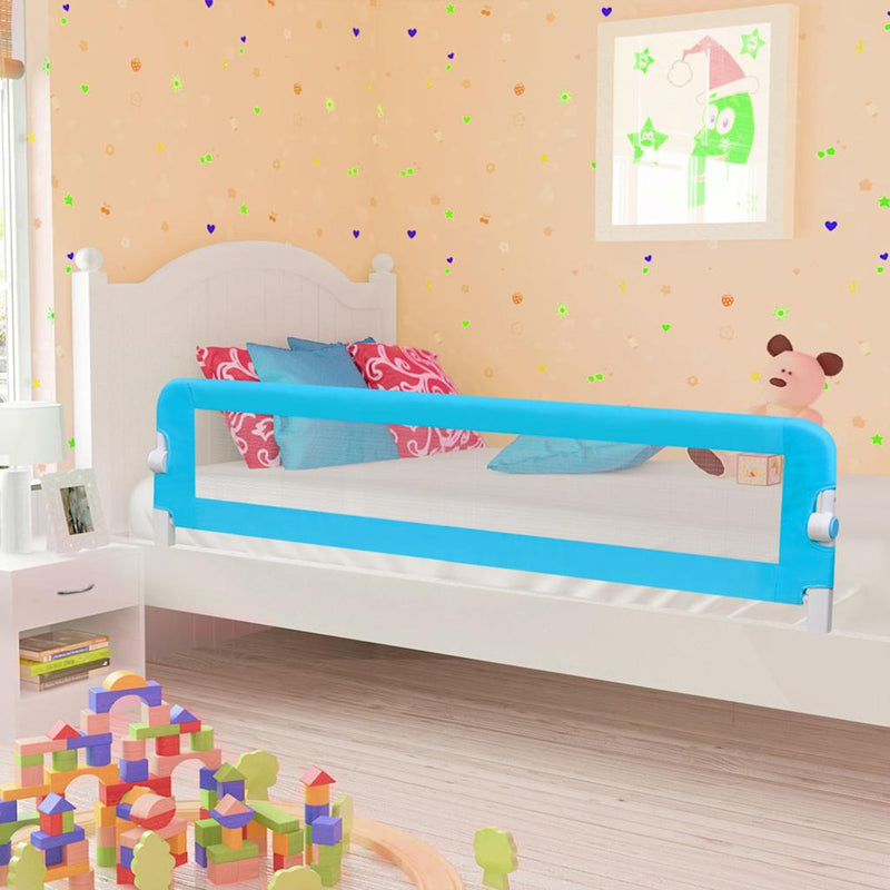 Afbeelding laden in galerijviewer, Vidaxl bedhekje peuter 180x42 cm polyester blauw

