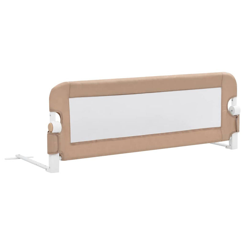 Afbeelding laden in galerijviewer, Vidaxl bedhekje peuter 120x42 cm polyester taupe
