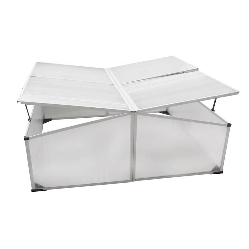 Afbeelding laden in galerijviewer, Vidaxl koude bak met 4 deksels 108x110x41 cm
